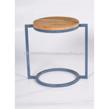 Grey Metal Side Table